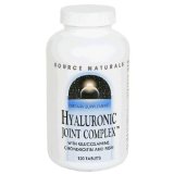 Source Naturals Hyaluronic Joint Complex, with Glucosamine, Chondroitin and MSM, Tablets, 120 tablets