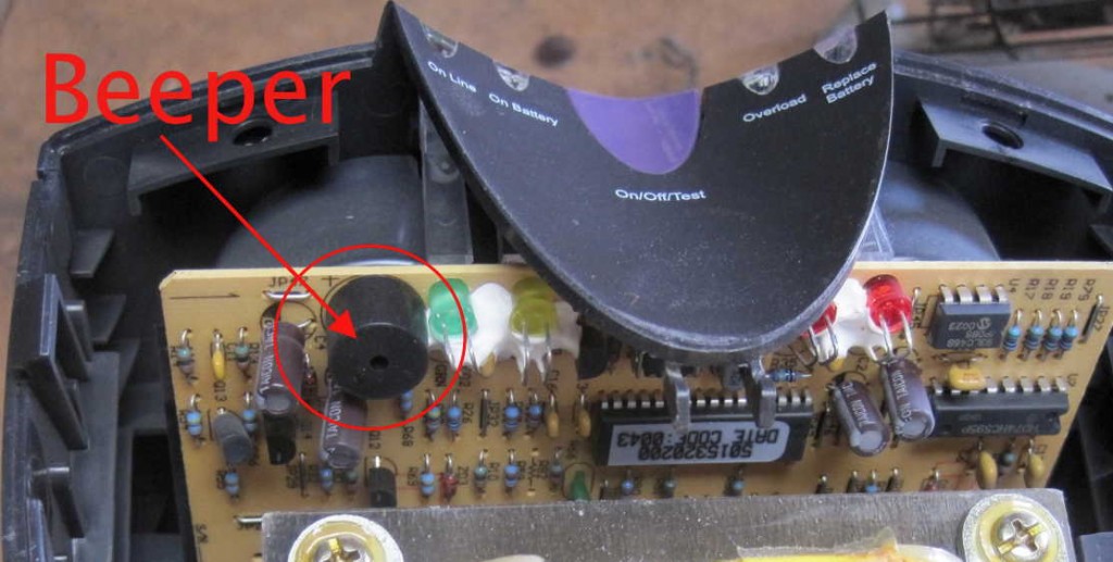 UPS beeper